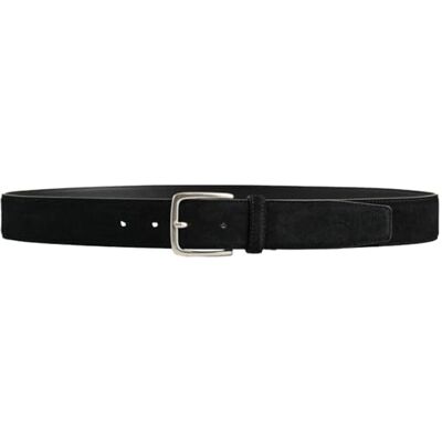 GANT Klassisk mocka bälte för män, svart, standard, svart, one size GANT Klassisk mocka bälte för män, svart, standard, svart, one size