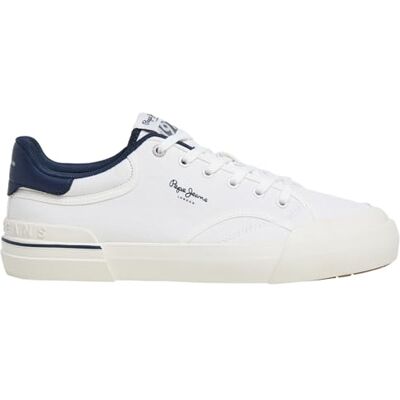 Pepe Jeans herr Nolan Basic M Sneak, White (Vit), 7 UK Pepe Jeans herr Nolan Basic M Sneak, White (Vit), 7 UK