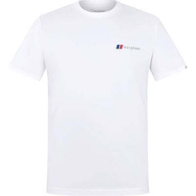 Berghaus herr klass logotyp t-shirt, ren vit, S Berghaus herr klass logotyp t-shirt, ren vit, S