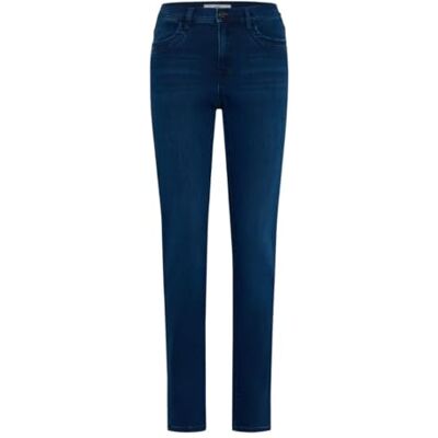 Brax Dam stil Mary Five-Pocket termo denim jeans, Begagnad mörkblå, 36W x 34L Brax Dam stil Mary Five-Pocket termo denim jeans, Begagnad mörkblå, 36W x 34L