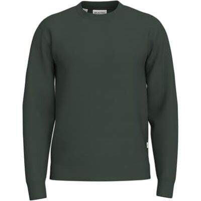 SELECTED FEMME Slhemanuel Soft Crew Neck Sweat Noos, Djup skog, XXL SELECTED FEMME Slhemanuel Soft Crew Neck Sweat Noos, Djup skog, XXL