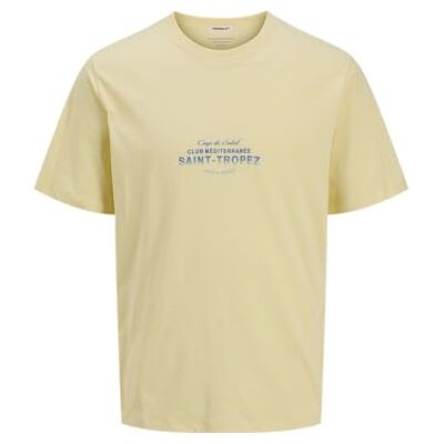 JACK & JONES Jorcanggu bröst t-shirt Ss crew neck, Dubbel grädde, S JACK & JONES Jorcanggu bröst t-shirt Ss crew neck, Dubbel grädde, S