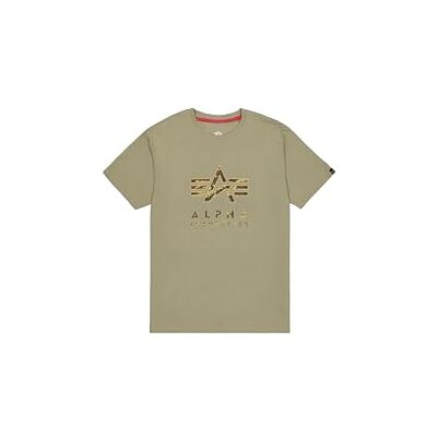 Alpha Industries Camo Pp T-Shirt För Män Olive Alpha Industries Camo Pp T-Shirt För Män Olive