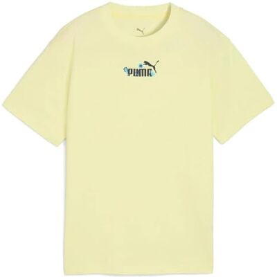 PUMA Ess Nature 2.0 Avslappnad T-shirt för flickor (förpackning med 1) PUMA Ess Nature 2.0 Avslappnad T-shirt för flickor (förpackning med 1)