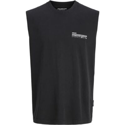 JACK & JONES Herr Jcoinfinity Sun Chest Sl Tee Crew Neck, svart, XL JACK & JONES Herr Jcoinfinity Sun Chest Sl Tee Crew Neck, svart, XL