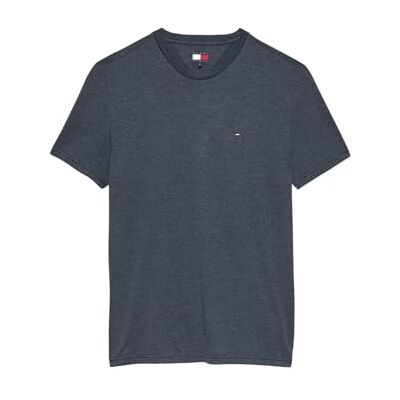 Tommy Jeans herr TJM XSLIM Jaspe HTR TEE EXT DM0DM20363 S/S t-shirt, blå (mörk natt marinblå ljung), 3XL, Blå (mörk natt marinblå ljung), 3XL Tommy Jeans herr TJM XSLIM Jaspe HTR TEE EXT DM0DM20363 S/S t-shirt, blå (mörk natt marinblå ljung), 3XL, Blå (mörk natt marinblå ljung), 3XL