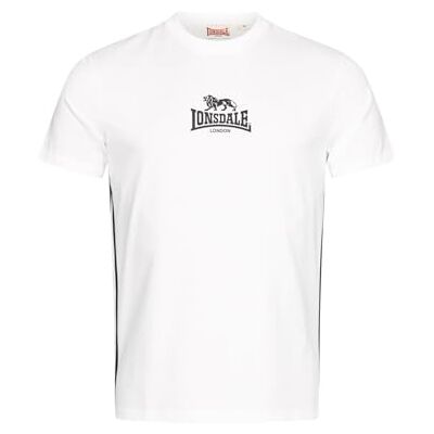 Lonsdale T-shirt för män, normal passform, SHEGRA, vit/svart, XXL Lonsdale T-shirt för män, normal passform, SHEGRA, vit/svart, XXL