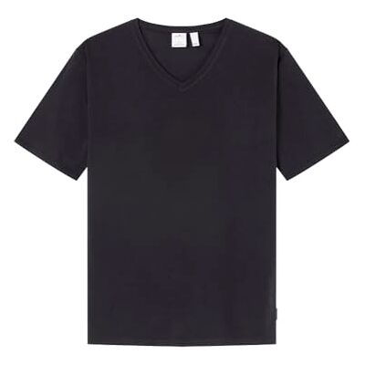 Springfield Licra V-ringad T-shirt, svart, M Springfield Licra V-ringad T-shirt, svart, M