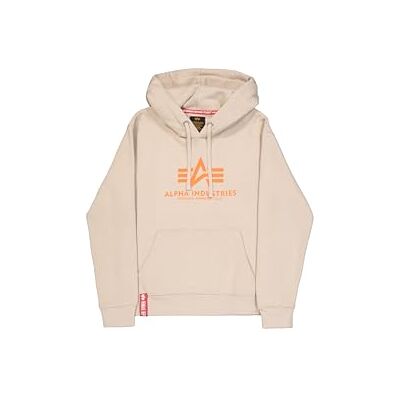 Alpha Industries Basic Hoodie för män, Organic Beige, M Alpha Industries Basic Hoodie för män, Organic Beige, M