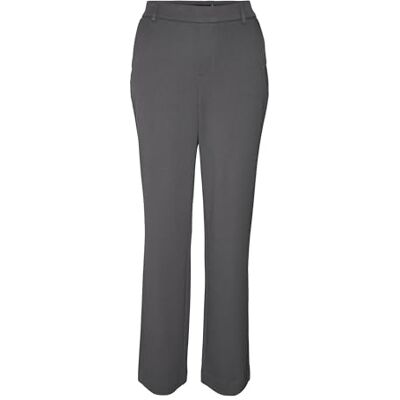 VERO MODA dam Byxor Vmmaya herr straight solid byxa Noos, Grey Pinstripe, XXL / 32L VERO MODA dam Byxor Vmmaya herr straight solid byxa Noos, Grey Pinstripe, XXL / 32L
