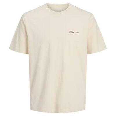 JACK & JONES Jorvarenna målad Back Tee Ss Crew Neck, Antik vit, S JACK & JONES Jorvarenna målad Back Tee Ss Crew Neck, Antik vit, S