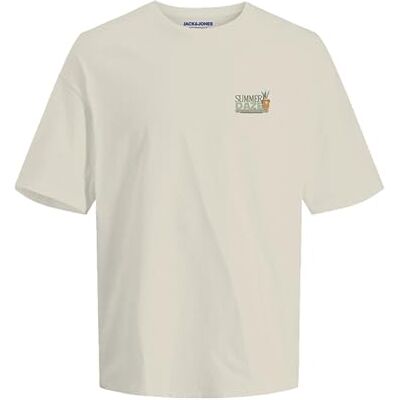 JACK & JONES Jorvalley Tee Ss Crew Neck Tg, Antik vit, XS JACK & JONES Jorvalley Tee Ss Crew Neck Tg, Antik vit, XS