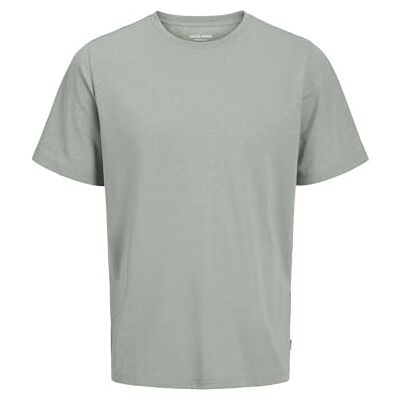JACK & JONES Jacka & Jones JJEORGANIC Melange Tee SS O-Neck NOOS, Iceberg grön/detalj: melerad, XXL JACK & JONES Jacka & Jones JJEORGANIC Melange Tee SS O-Neck NOOS, Iceberg grön/detalj: melerad, XXL