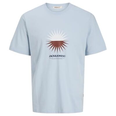 JACK & JONES Herr Jortavira branding Tee Ss Crew Neck, Skyway, M JACK & JONES Herr Jortavira branding Tee Ss Crew Neck, Skyway, M
