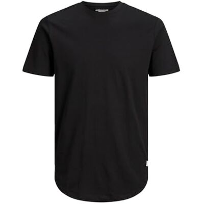 JACK & JONES JACK&JONES PLUS Herr JJENOA Tee SS Crew Neck NOOS PS t-shirt, svart, 7XL JACK & JONES JACK&JONES PLUS Herr JJENOA Tee SS Crew Neck NOOS PS t-shirt, svart, 7XL