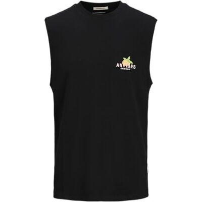 JACK & JONES Jorcanggu Back Graphic Tee Sl Crew Neck, svart, M JACK & JONES Jorcanggu Back Graphic Tee Sl Crew Neck, svart, M