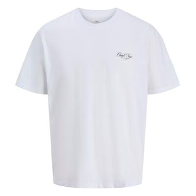 JACK & JONES Jormarina Tee Ss Crew Neck Tg Pls, Ljus vit, 5XL JACK & JONES Jormarina Tee Ss Crew Neck Tg Pls, Ljus vit, 5XL