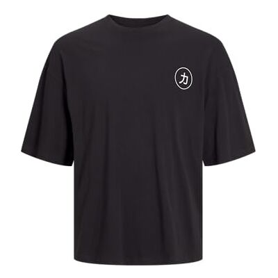 JACK & JONES Jjdragon Tee SS Crew Neck, Svart, L Herr, Svart, L JACK & JONES Jjdragon Tee SS Crew Neck, Svart, L Herr, Svart, L