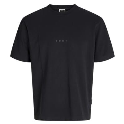 JACK & JONES Jcostance Back text Tee Ss Crew Neck, svart, M JACK & JONES Jcostance Back text Tee Ss Crew Neck, svart, M