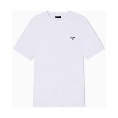 Giorgio Armani Essential T-shirt för män med rund hals vit M Giorgio Armani Essential T-shirt för män med rund hals vit M
