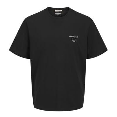 JACK & JONES Joracapulco Back Tee Ss Crew Neck, svart, M JACK & JONES Joracapulco Back Tee Ss Crew Neck, svart, M