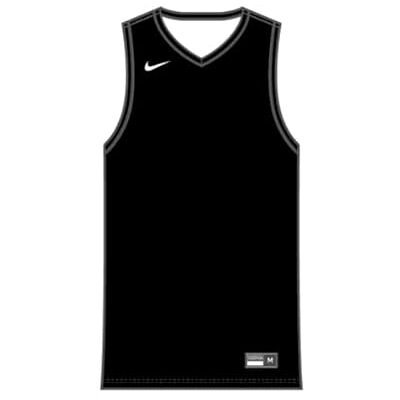 NIKE Mens Team25 Basketball Stock Reversible Jersey Svart NIKE Mens Team25 Basketball Stock Reversible Jersey Svart