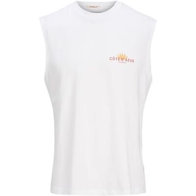 JACK & JONES Jorcanggu Back Graphic Tee Sl Crew Neck, Ljus vit, L JACK & JONES Jorcanggu Back Graphic Tee Sl Crew Neck, Ljus vit, L