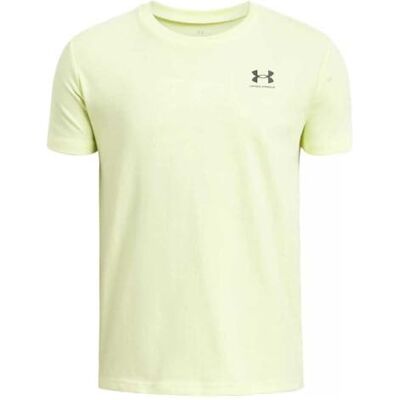 Under Armour pojkar pojkar UA Sportstyle LC kortärmad T-shirt, Sonic Gul/Svart, M Under Armour pojkar pojkar UA Sportstyle LC kortärmad T-shirt, Sonic Gul/Svart, M