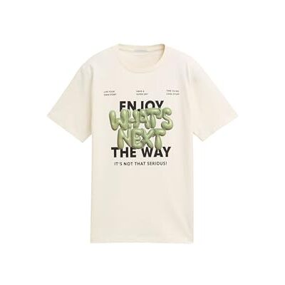 TOM TAILOR T-shirt för pojkar, 12906 – ullvit, 140 TOM TAILOR T-shirt för pojkar, 12906 – ullvit, 140