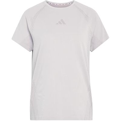 adidas Kobiety Seamless Knitted T-Shirt, ice purple/preloved fig, S adidas Kobiety Seamless Knitted T-Shirt, ice purple/preloved fig, S