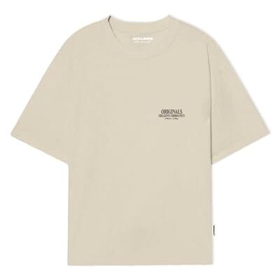 JACK & JONES Jorroxbury typ Tee Ss Crew Neck, Antik vit, M JACK & JONES Jorroxbury typ Tee Ss Crew Neck, Antik vit, M