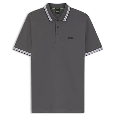 Boss Polo för män, Open Grey 071, 3XL Boss Polo för män, Open Grey 071, 3XL