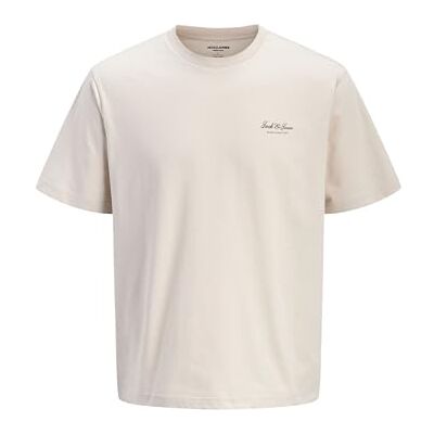 JACK & JONES Jjearchive Graphic Tee Ss O-Neck Pls – Plus Size, Moonbeam, 3XL JACK & JONES Jjearchive Graphic Tee Ss O-Neck Pls – Plus Size, Moonbeam, 3XL