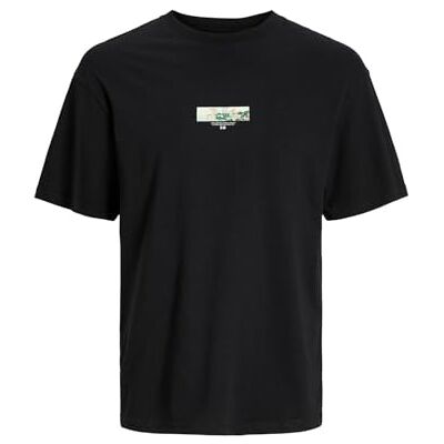 JACK & JONES JACK&JONES JORTOKYO Market Tee SS Crew Neck TG, svart, XS JACK & JONES JACK&JONES JORTOKYO Market Tee SS Crew Neck TG, svart, XS