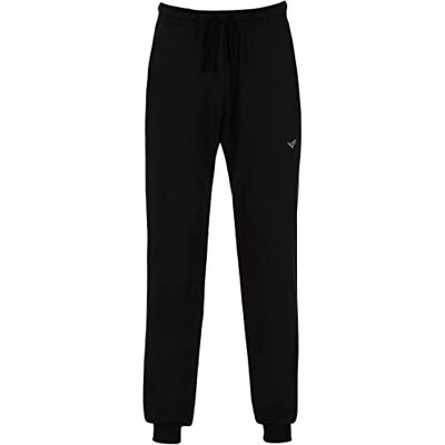 Trigema Joggingbyxor för män i ekologisk bomull, svart, L Trigema Joggingbyxor för män i ekologisk bomull, svart, L