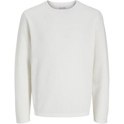 JACK & JONES Herr Jjegeorge stickad rund hals Noos tröja, Cloud Dancer, XXL, Molndansare, XXL JACK & JONES Herr Jjegeorge stickad rund hals Noos tröja, Cloud Dancer, XXL, Molndansare, XXL
