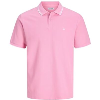 JACK & JONES Herr Jjeaustin Polo SS Noos, Prisma rosa, L, Prisma rosa, L JACK & JONES Herr Jjeaustin Polo SS Noos, Prisma rosa, L, Prisma rosa, L