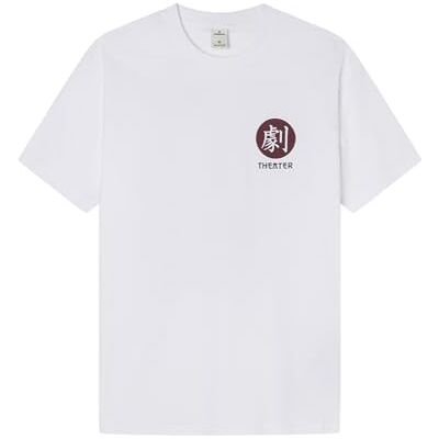 Springfield T-shirt för män, Vit, S Springfield T-shirt för män, Vit, S