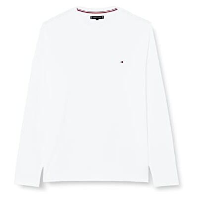 Tommy Hilfiger Herr BT-Stretch Slim Fit LS T-B L/S t-shirts, vit, XXL, Vitt, XXL Tommy Hilfiger Herr BT-Stretch Slim Fit LS T-B L/S t-shirts, vit, XXL, Vitt, XXL