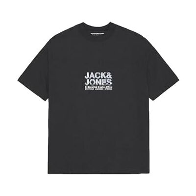 JACK & JONES Jcodynamic branding Tee Ss Crew Neck Fst, svart, L JACK & JONES Jcodynamic branding Tee Ss Crew Neck Fst, svart, L