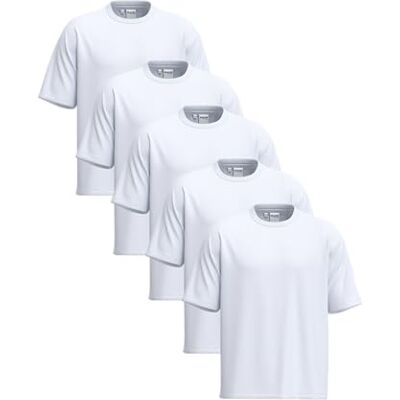 SELECTED FEMME Slhcormac Ss O-Neck Tee 5-pack Noos, Ljus vit, L SELECTED FEMME Slhcormac Ss O-Neck Tee 5-pack Noos, Ljus vit, L