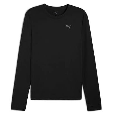 PUMA M CLOUDSPUN LS TEE svart PUMA M CLOUDSPUN LS TEE svart