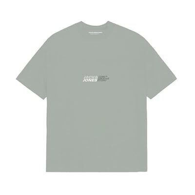 JACK & JONES Jcotarmac varumärke Tee Ss Crew Neck Fst, Aqua Gray, M JACK & JONES Jcotarmac varumärke Tee Ss Crew Neck Fst, Aqua Gray, M