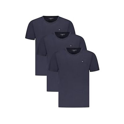 Tommy Hilfiger Män 3P SS T-tröja UM0UM03379 S/S t-shirt, röd, S, Röd (Des Sky/Des Sky/Des Sky), S Tommy Hilfiger Män 3P SS T-tröja UM0UM03379 S/S t-shirt, röd, S, Röd (Des Sky/Des Sky/Des Sky), S