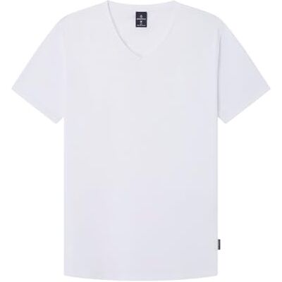Springfield , T-shirts för män, S, vit, Vit, S Springfield , T-shirts för män, S, vit, Vit, S