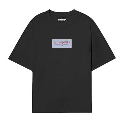 JACK & JONES Jorgreene Tee Ss Crew Neck FST, svart, M JACK & JONES Jorgreene Tee Ss Crew Neck FST, svart, M