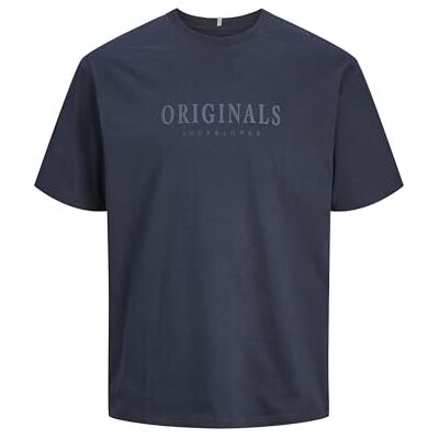 JACK & JONES Jorfrederiksberg Tee Ss Crew Neck Noos T-shirt, Sky Captain, XS JACK & JONES Jorfrederiksberg Tee Ss Crew Neck Noos T-shirt, Sky Captain, XS