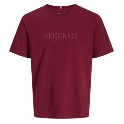 JACK & JONES Jorfrederiksberg Tee Ss Crew Neck Noos, Tibetansk röd, S JACK & JONES Jorfrederiksberg Tee Ss Crew Neck Noos, Tibetansk röd, S