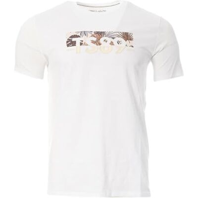 Teddy Smith T-shirt för män T-Ezio 2 MC vit/mönster 2, Vitt/mönster 2, M Teddy Smith T-shirt för män T-Ezio 2 MC vit/mönster 2, Vitt/mönster 2, M