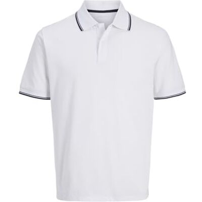 JJ REBEL Jrebzell Polo Ss Sn, Vit, XS JJ REBEL Jrebzell Polo Ss Sn, Vit, XS